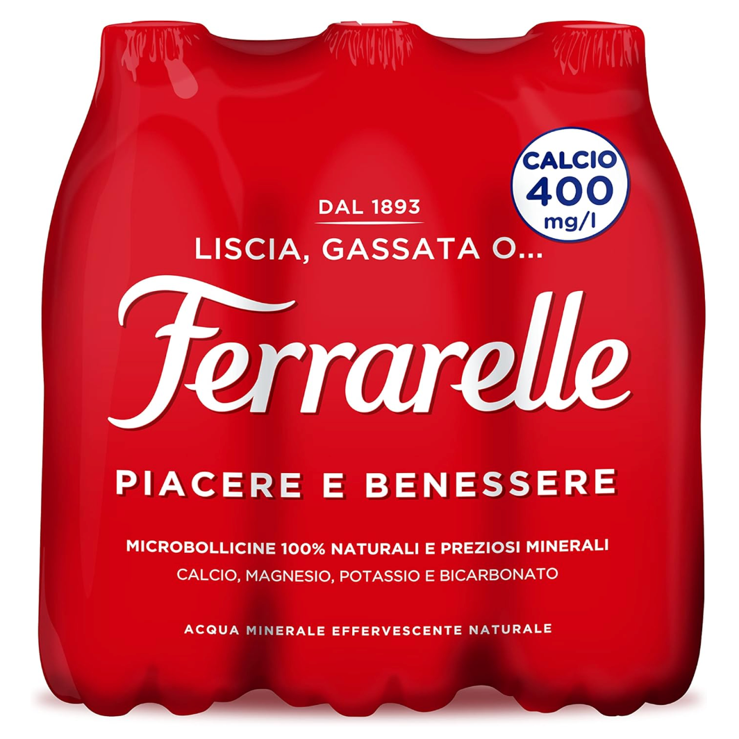 Ferrarelle Sparkling Mineral Water 6x1.5L