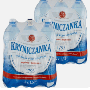 Kryniczanka Naturalna woda mineralna wysokozmineralizowana wysokonasycona 1,5 l